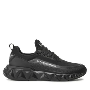 Sneakersy EA7 Emporio Armani X8X106 XK262 N763 Czarny - Sneakersy męskie - miniaturka - grafika 1