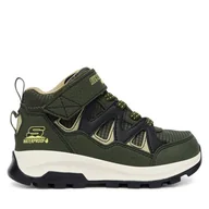 Buty dla chłopców - Trzewiki Skechers Storm Blazer 406377L OLBK Khaki - miniaturka - grafika 1