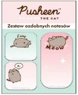 Notesy i bloczki - Zestaw ozdobnych notesów Pusheen The Cat 30k 77 gram, 1 szt 3 x 3 cm + 2 szt.  3 x 6 cm - miniaturka - grafika 1