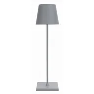 Lampy stojące - Lampka stołowa LIN Moonlight 8012 Szary - miniaturka - grafika 1