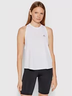 Koszulki sportowe damskie - adidas Koszulka techniczna Run Icons HK9137 Biały Relaxed Fit - miniaturka - grafika 1
