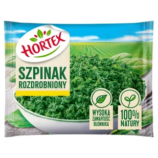 Hortex - Szpinak rozdrobniony - Mrożonki warzywne i owocowe - miniaturka - grafika 1