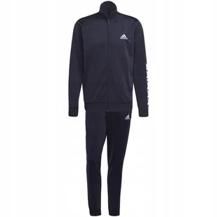 Dres męski adidas Track Suit Primegreen Essentials granatowy GK9655 6 - Dresy męskie - miniaturka - grafika 1