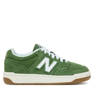 Buty dla chłopców - Sneakersy New Balance GSB480SA Zielony - miniaturka - grafika 1