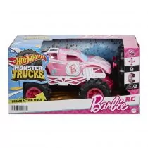 Hot Wheels Monster Truck R/C Barbie 1:24 Pojazd zdalnie sterowany HNV02 Mattel - Zabawki zdalnie sterowane - miniaturka - grafika 1