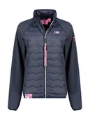 Kurtki i kamizelki sportowe damskie - Geographical Norway Kurtka funkcyjna "Tropper" w kolorze granatowym - miniaturka - grafika 1