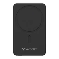 Powerbanki - Verbatim, powerbank z ładowaniem bezprzewodowym, 5V, ładowanie telefonu, 32227, 10000mAh, Mocowanie magnetyczne, Czarny - miniaturka - grafika 1