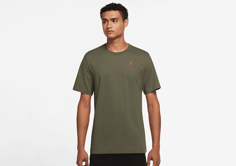 Nike Air Jordan Jumpman Crew Tee Olive