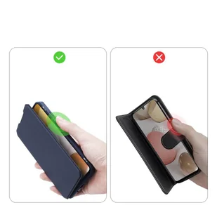 Dux Ducis Skin X kabura etui pokrowiec z klapką Samsung Galaxy A42 5G niebieski - Etui i futerały do telefonów - miniaturka - grafika 10