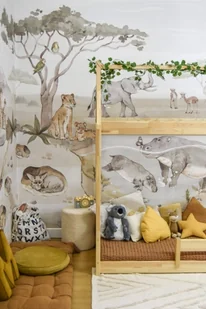 Tapeta Ze Zwierzętami Mural Safari - Tapety - miniaturka - grafika 1
