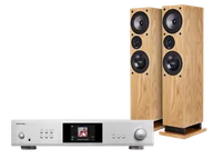 Zestawy stereo - Rotel S14 (srebrny) + Response DT8 (dąb) - miniaturka - grafika 1