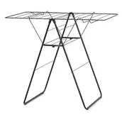 Suszarki na ubrania - Brabantia Suszarka do ubrań Hangon 150 cm matowa czarna 403347 - miniaturka - grafika 1