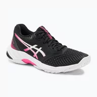 Buty sportowe damskie - Buty do siatkówki damskie ASICS Netburner Ballistic FF 3 black/hot pink - miniaturka - grafika 1