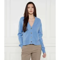 Swetry damskie - POLO RALPH LAUREN Wełniany kardigan Regular Fit z dodatkiem kaszmiru - miniaturka - grafika 1
