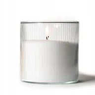 Świeczniki - Świecznik lampion prążkowany do świec w proszku: promienia słońca - miniaturka - grafika 1