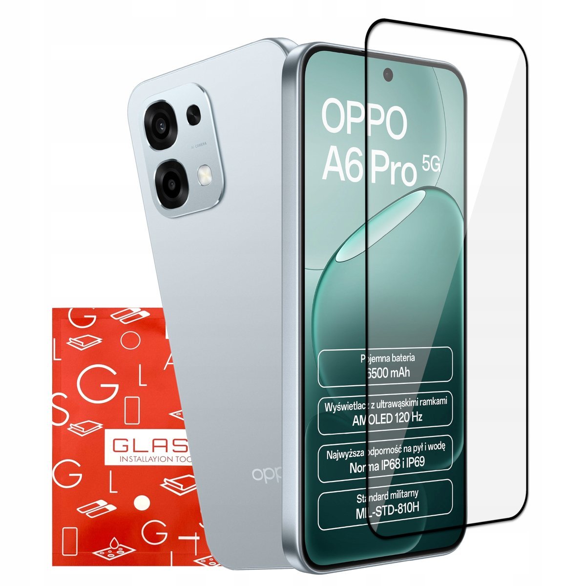 9H Szkło Hartowane Do Oppo A6 Pro 5G Cph2781 Cały Ekran Szkiełko Full 6D Ochrona Szkiełko ochronne szybka
