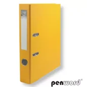 Segregatory - Penword Segregator A4 z okuciem 5 cm żółty - miniaturka - grafika 1