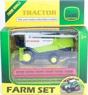 Samochody i pojazdy dla dzieci - LeanToys Kombajn w kartonie elementy metalowe 955-240 14275 - miniaturka - grafika 1