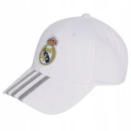 Czapki i chusty sportowe męskie - Czapka adidas Real Madryt JX1635 biały OSFL - miniaturka - grafika 1