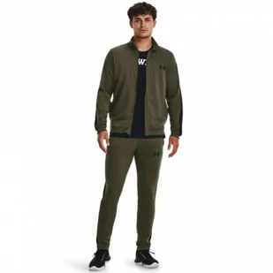 Męski dres komplet treningowy Under Armour UA Knit Track Suit - zielony - UNDER ARMOUR - Koszulki sportowe męskie - miniaturka - grafika 1