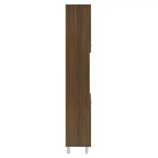 Szafka łazienkowa, brązowy dąb, 30x30x179 cm Lumarko - Szafki łazienkowe - miniaturka - grafika 8