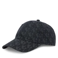 Czapki damskie - Czapka z daszkiem Calvin Klein Aop 6 Panel Baseball Cap LV04K5058G Czarny - miniaturka - grafika 1