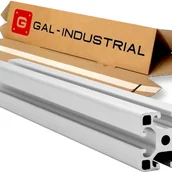 Inne materiały budowlane - Gal Industrial Profil KONSTRUKCYJNY ALUMINIOWY 40x40 [8] R 270cm + Cięcie na wymiar - miniaturka - grafika 1