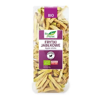 Bio Planet Frytki Jabłkowe BIO 100g - - Zdrowa żywność - miniaturka - grafika 1