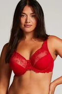 Biustonosze - Hunkemöller Biustonosz nieusztywniany z fiszbinami Diva Czerwony - miniaturka - grafika 1