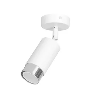 Emibig Hiro lampa sufitowa (spot) 1-punktowa biała/chrom 962/1 - Lampy sufitowe - miniaturka - grafika 1