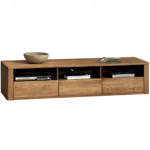 Drewniany Stolik Rtv Pod Telewizor Dąb Bursztyn - Szafki RTV Drewniany Stolik Rtv Pod Telewizor Dąb Bursztyn - Szafki RTV - miniaturka - grafika 1