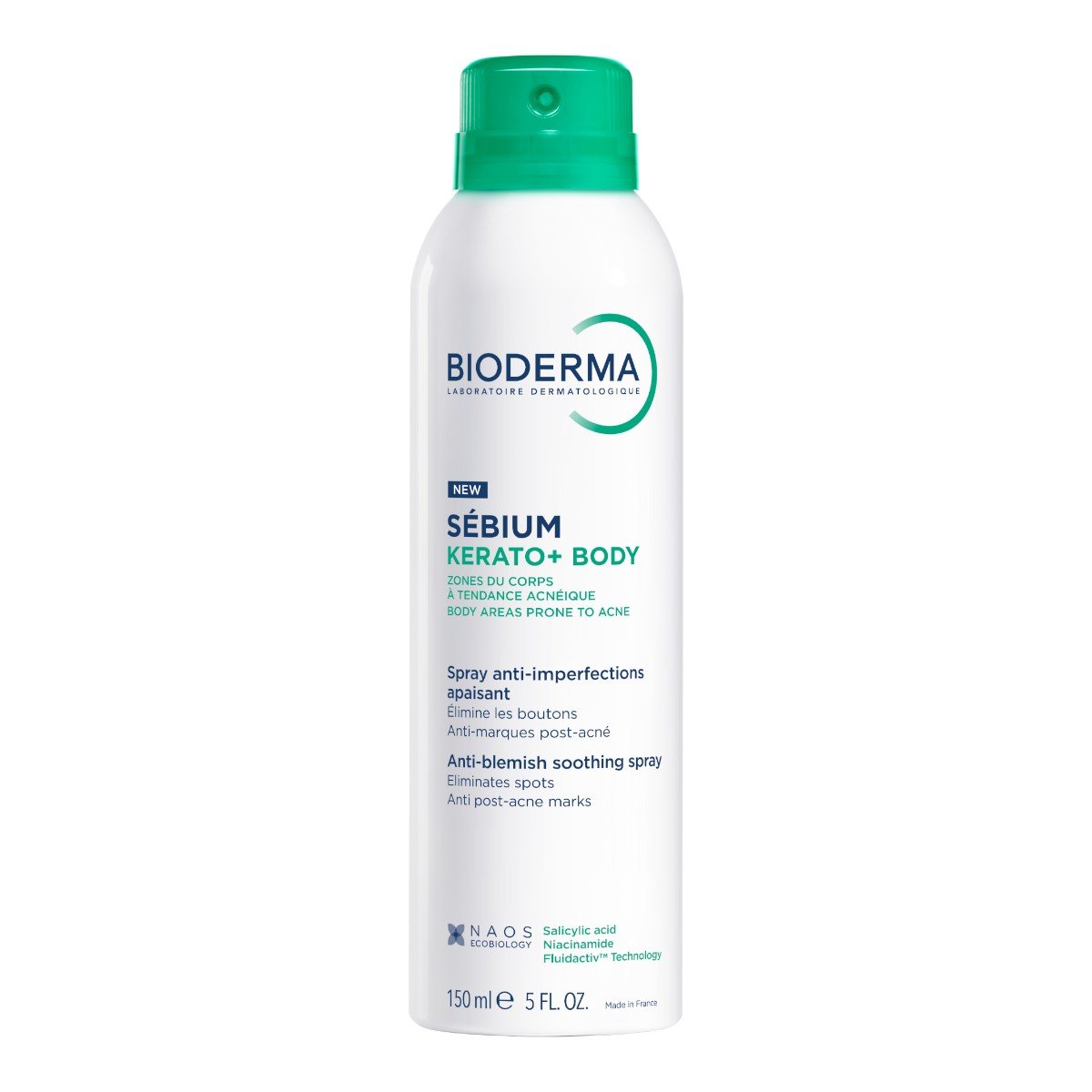 Bioderma Sebium Kerato+ Body Kojący spray na niedoskonałości