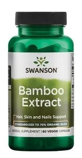 SWANSON Ekstrakt z Bambusa 60 kaps. / 300 mg Suplement diety SWH190 - Suplementy naturalne - miniaturka - grafika 1