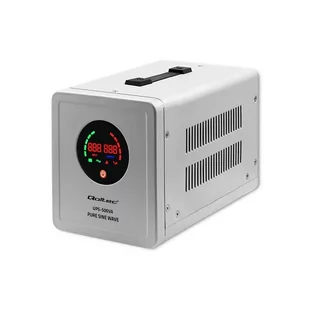 QOLTEC ZASILACZ AWARYJNY PURE SINE WAVE UPS | 500VA | 350W | SZARY - Zasilacze awaryjne UPS - miniaturka - grafika 1