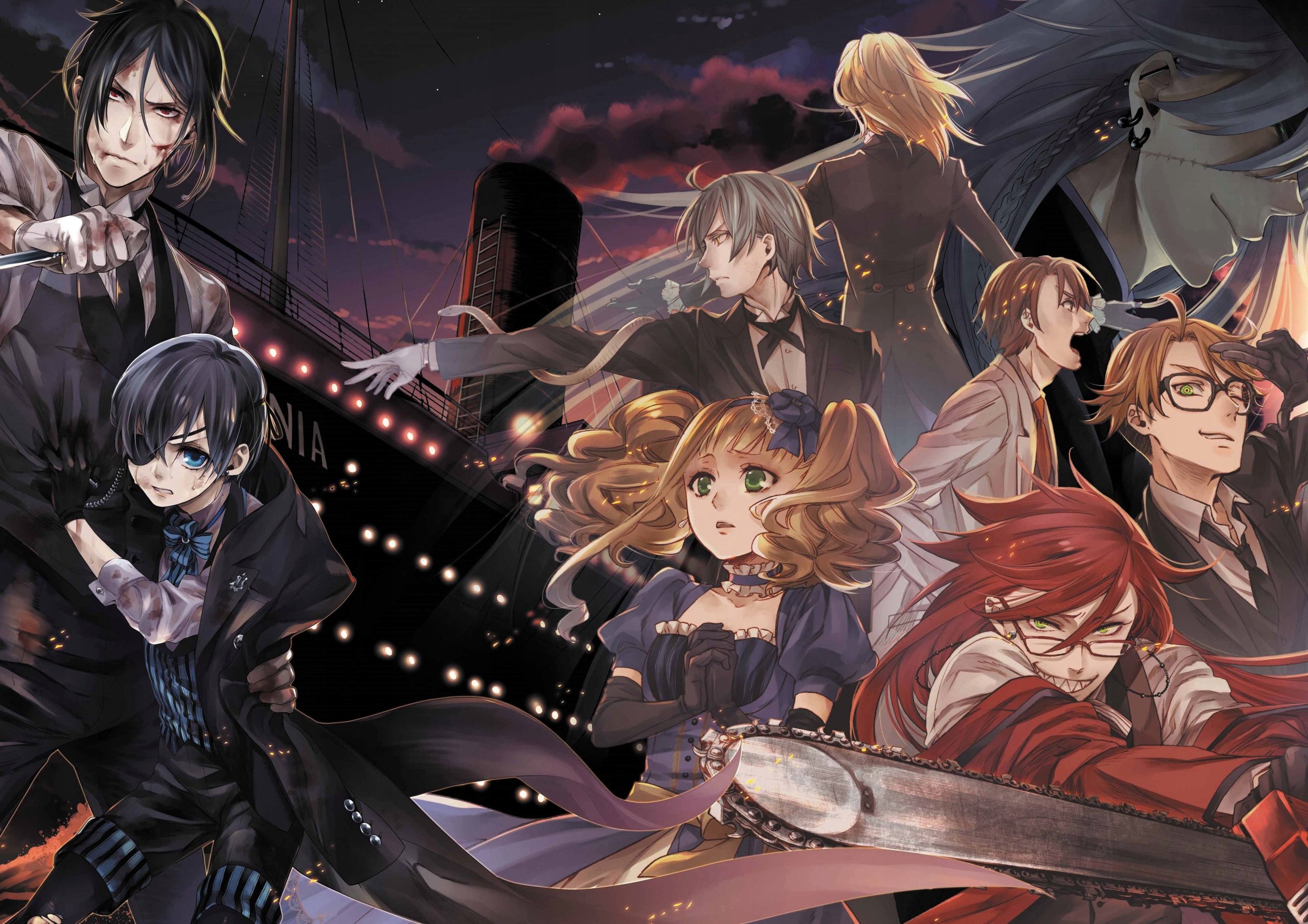 Plakat A3 Kuroshitsuji Anime Manga