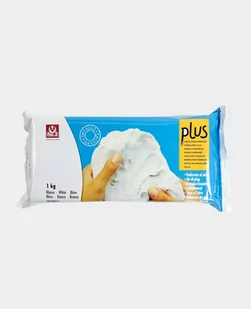 PLUS SIO2 , selbsthaertend, 1 kg, biały 20230010 - Zabawki kreatywne - miniaturka - grafika 1