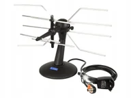 Anteny TV - Telmor Antena DVB-T2 pokojowa do tv naziemnej DSP-860 5G Protected Telkom - miniaturka - grafika 1