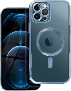 OEM Futerał ELECTRO MAG COVER kompatybilny z MagSafe do IPHONE 12 Pro Max niebieski - Etui i futerały do telefonów - miniaturka - grafika 1