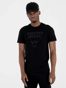 T-shirt męski bawełniany New Era Nos NBA Regular Bulls Bob 60416757 S Czarny (0197214897110). T-shirty męskie - Koszulki męskie - miniaturka - grafika 1