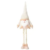 Ozdoby bożonarodzeniowe - MIKOŁAJ NA TELESKOPOWYCH NOGACH 30X18X100CM - ZŁOTY - miniaturka - grafika 1