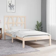 Łóżka - Łóżko z litego drewna sosnowego 100x200 cm - miniaturka - grafika 1