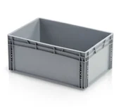 Pojemniki przemysłowe - B2B Partner Plastikowa skrzynka, 600x400x270 mm 965741 - miniaturka - grafika 1