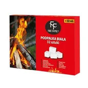 Rozpałki - Podpałka biala 32 kostki FIRE FAMILY - miniaturka - grafika 1