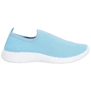 SHELOVET Sportowe Buty Slip On niebieskie - ButyModne - Slip on damskie - miniaturka - grafika 1