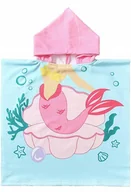 Okrycia kąpielowe dla dzieci - Ręcznik kąpielowy Różowa syrenka 100% mikrofibry NovForth 89 cm x 60 cm - miniaturka - grafika 1