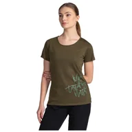 Koszulki sportowe damskie - Koszulka damska Kilpi Garove Rozmiar: M / Kolor: ciemnozielony - miniaturka - grafika 1