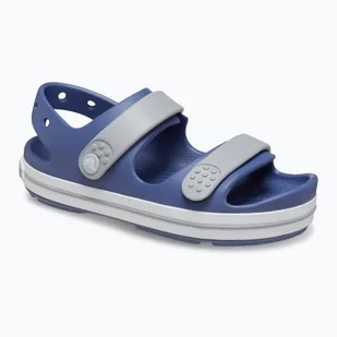 Sandały dziecięce Crocs Crocband Cruiser Kids 209423 bijou blue/light grey - Buty dla dziewczynek - miniaturka - grafika 1