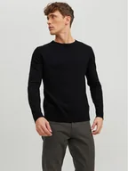 Swetry męskie - Jack&Jones Sweter Emil 12208364 Czarny Regular Fit - miniaturka - grafika 1