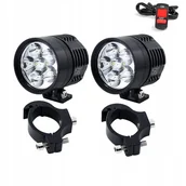 Części motocyklowe - Halogeny 60W 6000LM lampy reflektory lightbar LED - miniaturka - grafika 1