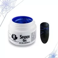 Żele do paznokci - Spider Gel Żel Do Zdobień Blue Metallic 3G - miniaturka - grafika 1